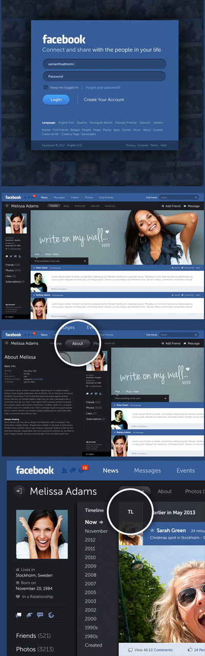 Fred Nerby Facebook Redesign